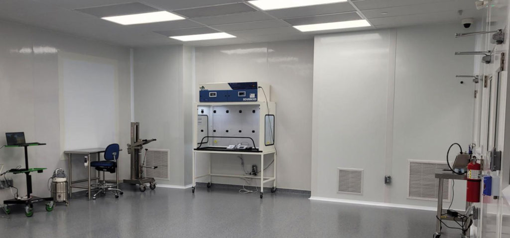 Spacious Grade C  and Grade D Compliant Sampling and Dispensing Room 